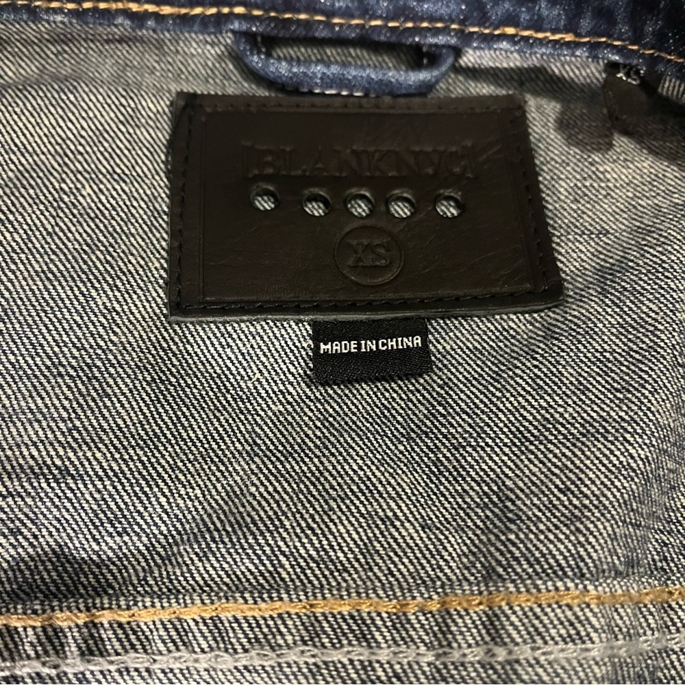 BLANKNYC Denim Jacket Classic Denim XS Blue - Picture 2 of 9